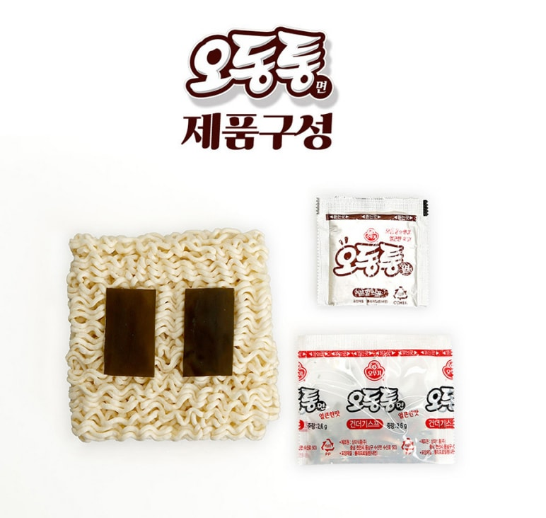 [Ottogi] Odongtong Ramen 120g x 4P 오뚜기 오동통면