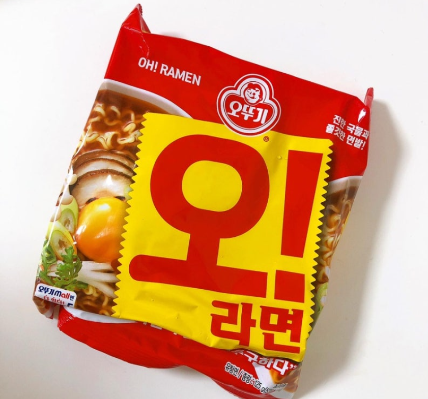 [Ottogi] Oh! Ramen 125g x 4P  오뚜기 오라면