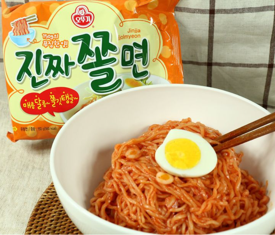 [Ottogi] Real Jinjja Jjolmyeon Ramen 150g x 4P 오뚜기 진짜쫄면