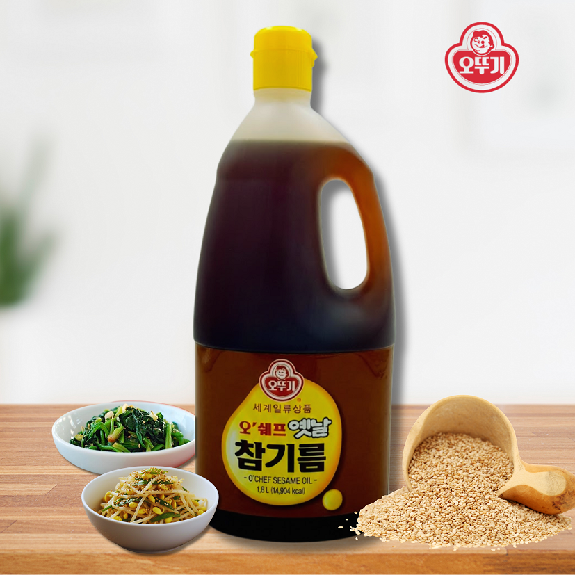 [Ottogi] Chef Sesame Oil 1.8L 오뚜기 옛날 참기름