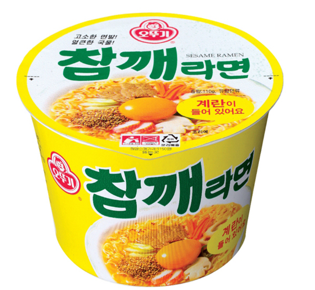 [Ottogi] Sesame Ramen Cup 65g / Bowl 110g 오뚜기 참깨라면 큰컵