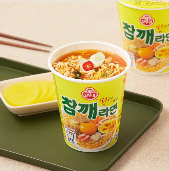 [Ottogi] Sesame Ramen Cup 65g / Bowl 110g 오뚜기 참깨라면 큰컵