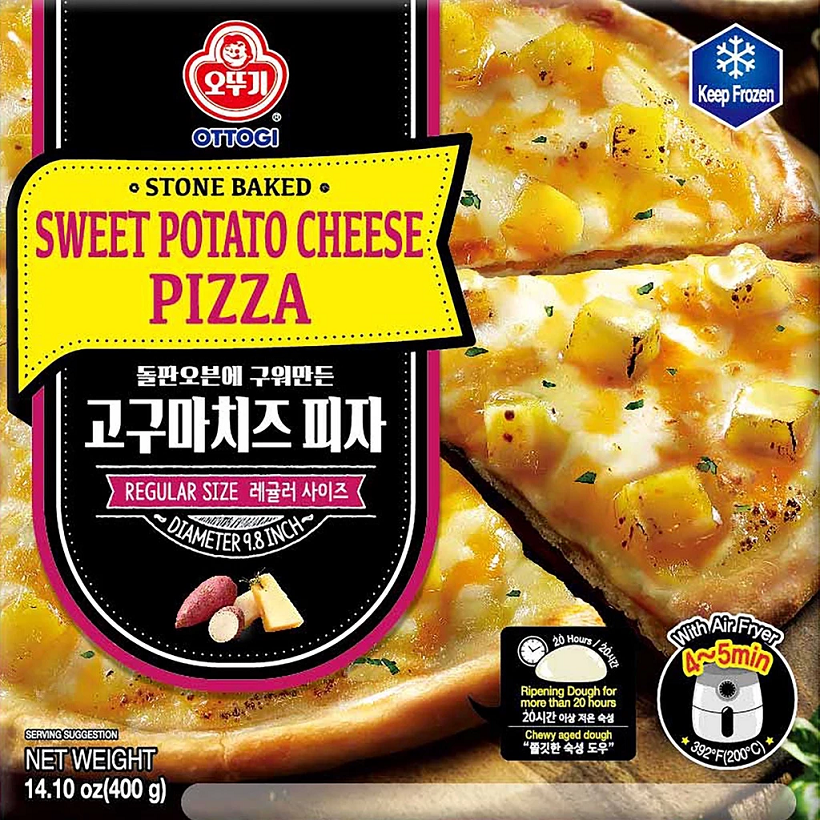 [Ottogi] Stone Baked Sweet Potato Cheese Pizza (400g) 오뚜기 고구마치즈 피자