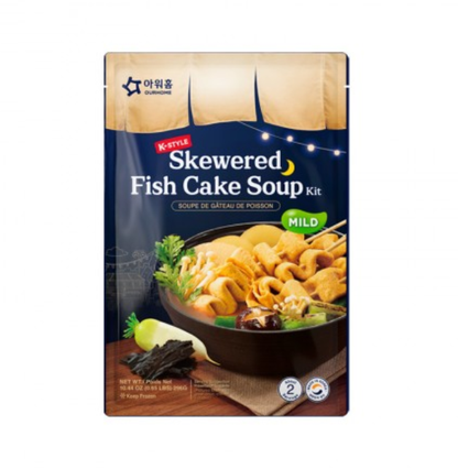 [OurHome] Pocha Skewered Fishcake Kit (296g) 아워홈 포차 꼬치어묵 시원한맛 매운맛