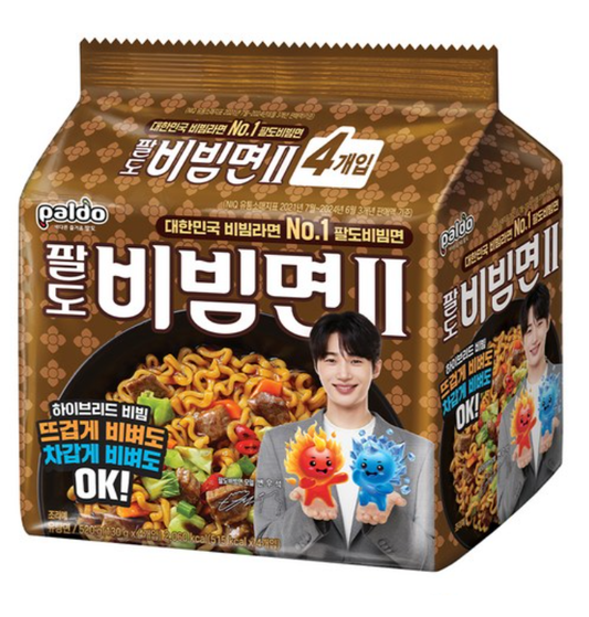 [Paldo] Bibim Men II 130g x 4P 팔도 비빔면 II