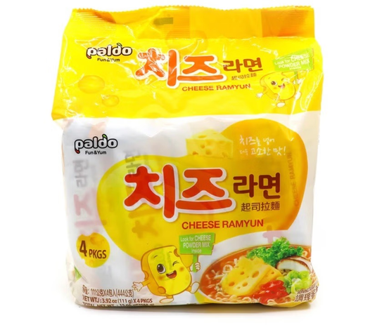 [Paldo] Cheese Ramyun 115g x 4P 팔도 치즈 라면