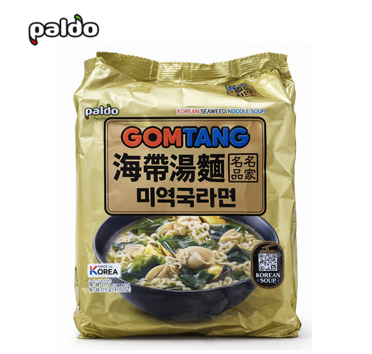 [Paldo] Gomtang Seaweed Ramen Soup110gx4 팔도 미역국라면