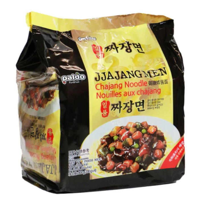 [Paldo] Ilpoom Jjajangmian Ramen 120g x 4P  팔도 일품짜장면 멀티팩