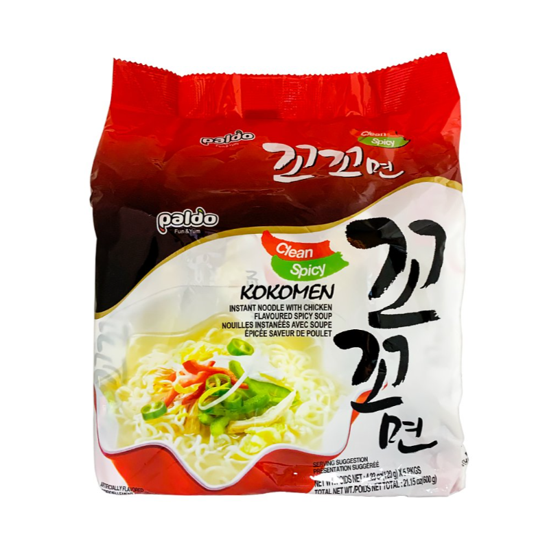[Paldo] Kko Kko Myun Chicken Ramen 120g x 5P 팔도 꼬꼬면 멀티팩
