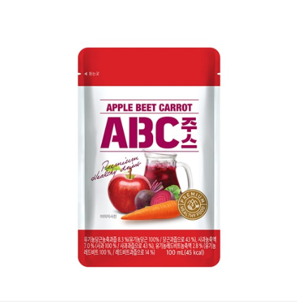 [No Brand] Premium Fruit & Vegetable (ABC) Juice 100ml x 20 Packs  노브랜드 ABC주스
