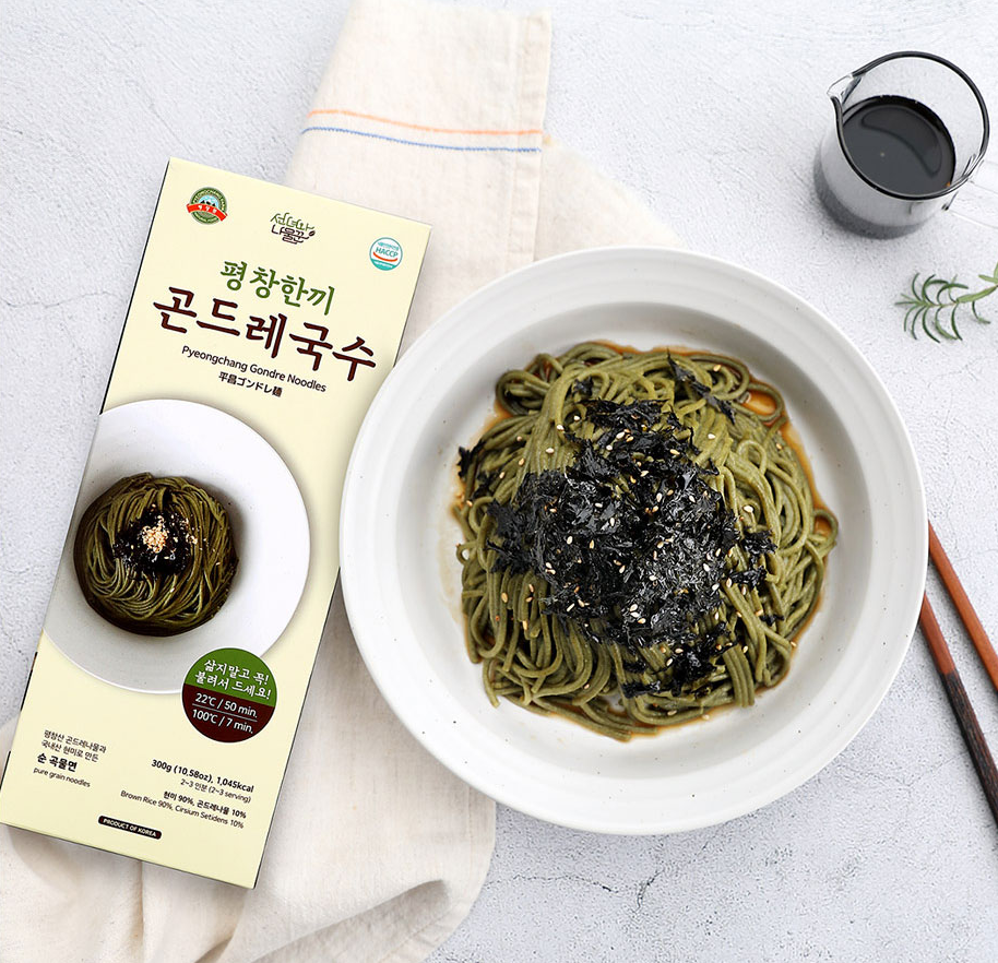 [Pyeongchang] Natural Gondre Noodles 300g 평창한끼 곤드레국수