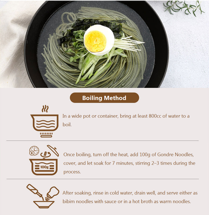 [Pyeongchang] Natural Gondre Noodles 300g 평창한끼 곤드레국수