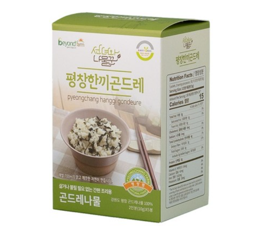 [Pyeongchang] Gondre Namul (Korean thistle) 50g 평창 한끼 곤드레나물 박스타입
