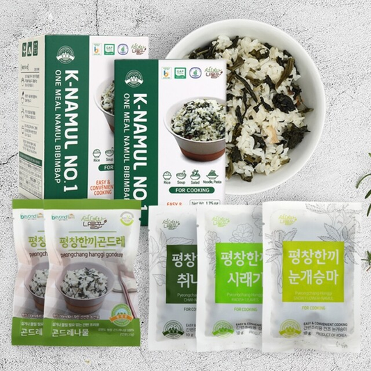 [Pyeongchang] K-Namul Rice Bibimbap 50g 평창팜 간편나물밥