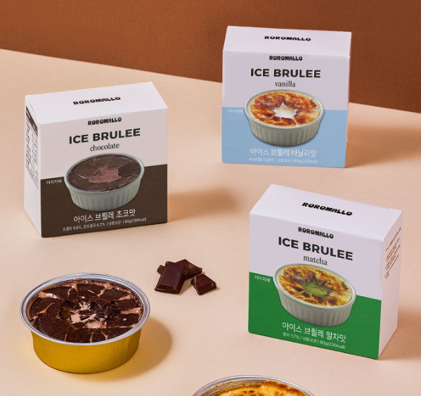경기 Fair [RORO F&B] Ice Brulee - Frozen Dessert  로로F&B 아이스 브뤌레 말차/바닐라/초코