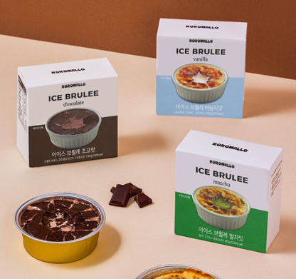 경기 Fair [RORO F&B] Ice Brulee - Frozen Dessert  로로F&B 아이스 브뤌레 말차/바닐라/초코