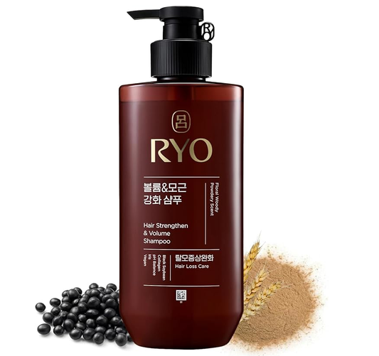 [RYO] Hair Strengthen & Volume Shampoo 592ml  려 볼륨 & 모근 강화 샴푸