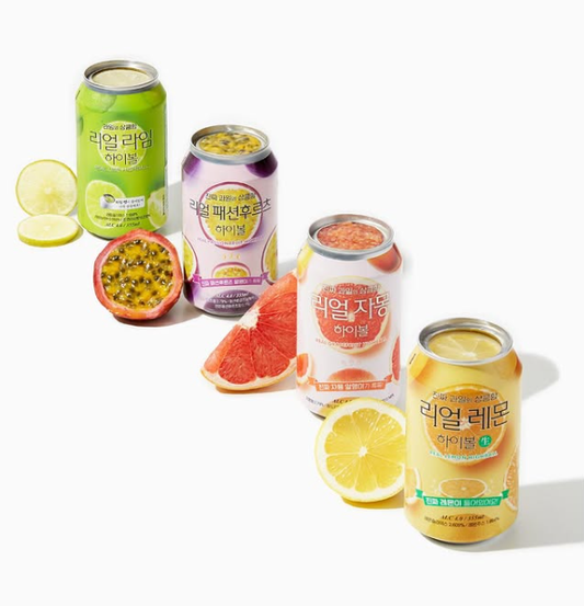 [Real Highball] Fruity Sparkling Cocktail Drink 355ml  리얼 하이볼