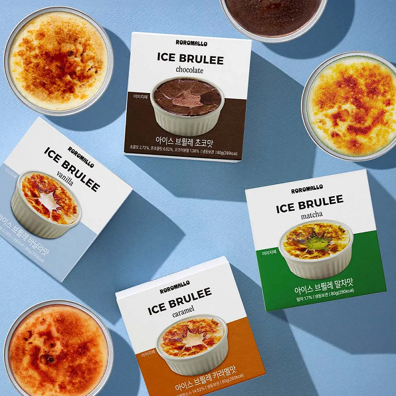 [Roro F&B] Ice Brulee Dessert 18g (Vanilla, Chocolate, Matcha, Caramel