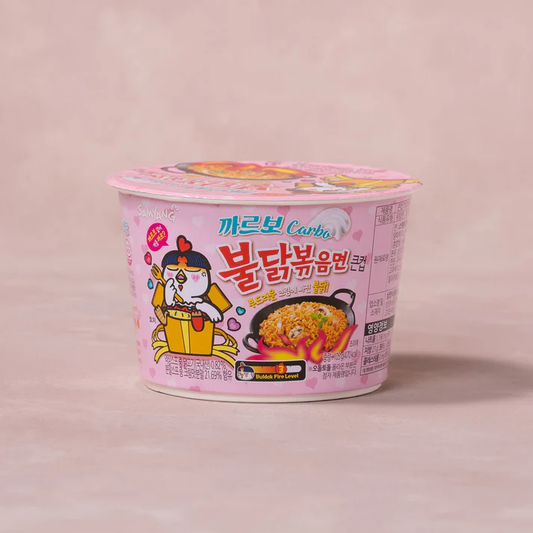 [Samyang] Buldak Carbo Hot Chicken Flavor Cup Noodles 105g  삼양 까르보 불닭볶음면 큰 컵