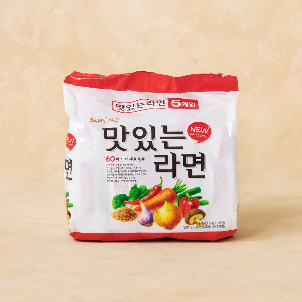 [Samyang] Delicious Ramen 115g x 5p 삼양 맛있는 라면 멀티팩