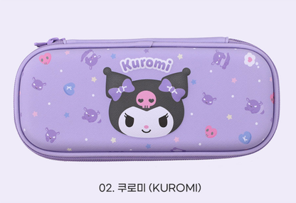 [Sanrio] EVA Soft Zipper Pencil Case – Cinnamoroll / My Melody / Kuromi 산리오 EVA 봉제 필통