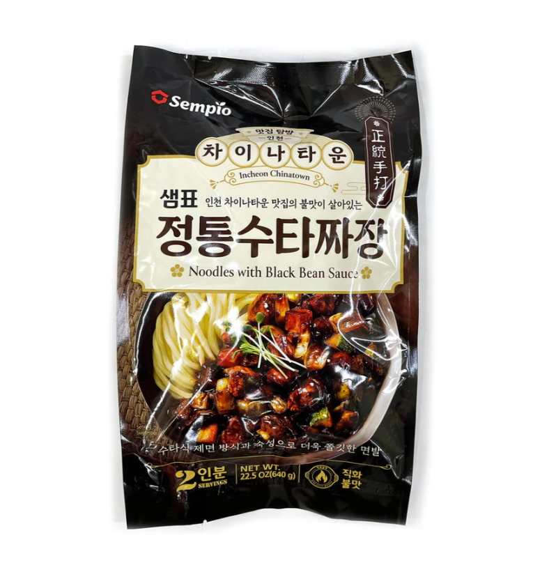 [Sempio] Incheon Chinatown Jjajang Noodles 640g 쌤표 수타짜장면 (정통 / 사천 매콤) 2종