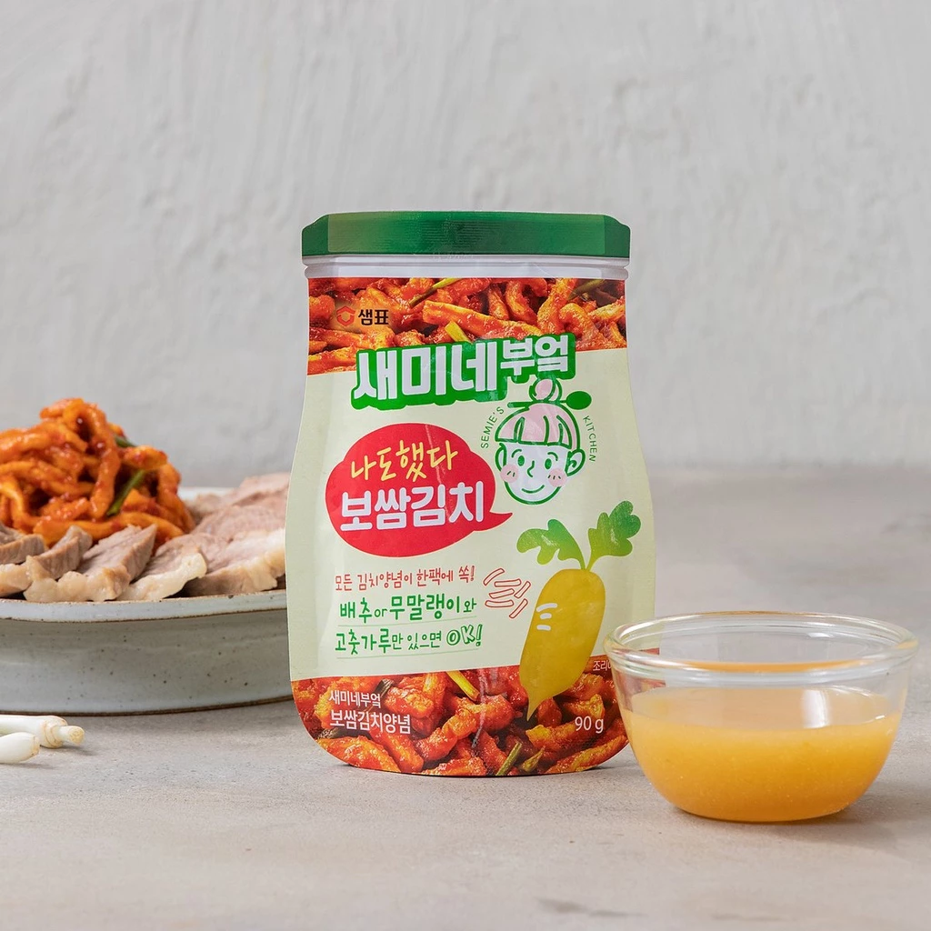 [Sempio] Leek & Green Onion Kimchi Seasoning 120g 샘표 새미네 부엌 부추&파김치