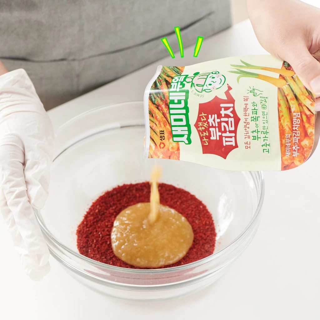 [Sempio] Leek & Green Onion Kimchi Seasoning 120g 샘표 새미네 부엌 부추&파김치