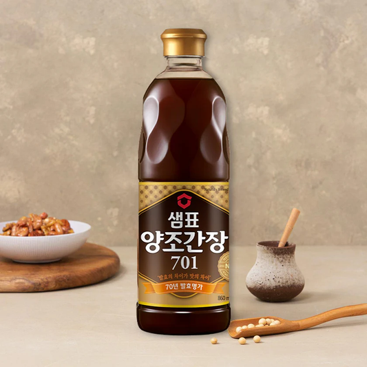 [Sempio] Naturally Brewed Soy Sauce 701 860ml  샘표 양조간장 701