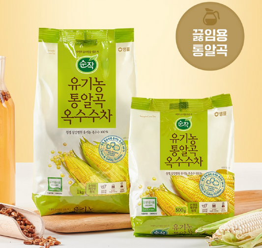 [Sempio] Organic Corn Tea (Roasted Grains) 500g 샘표순작 유기농 통알곡 옥수수차