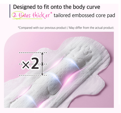 [LG Sofy] Bodyfit Sanitary Pads with Wings 16P (26cm/29cm) 쏘피 바디피트 볼록맞춤 생리대 날개형