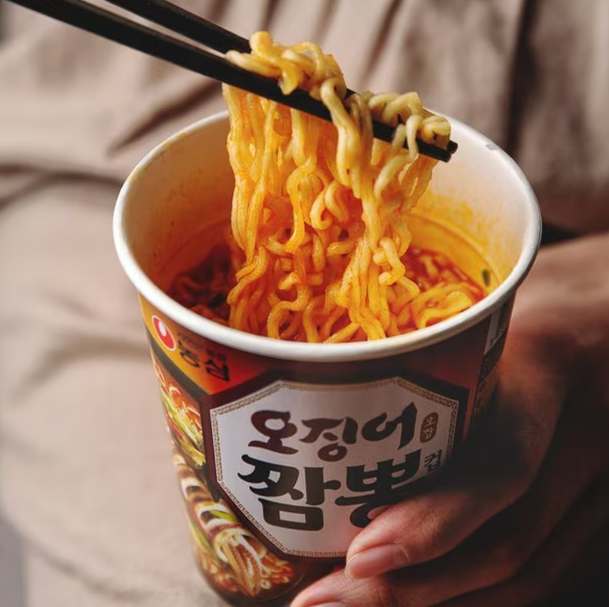 [Nongshim] Spicy Squid Jjamppong Ramen Cup 67gx6  농심 오징어짬뽕컵 67g x6
