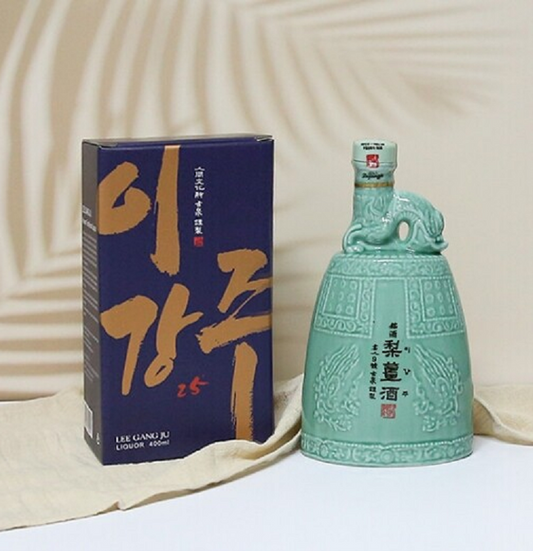 [Lee Gang Ju] Traditional Korean Pear Liquor 400ml (25% Alc) 이강주 전통 배 증류주