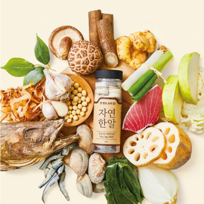[Trunas] Natural Seafood Broth Seasoning Tablet 90g 트루나스 자연한알