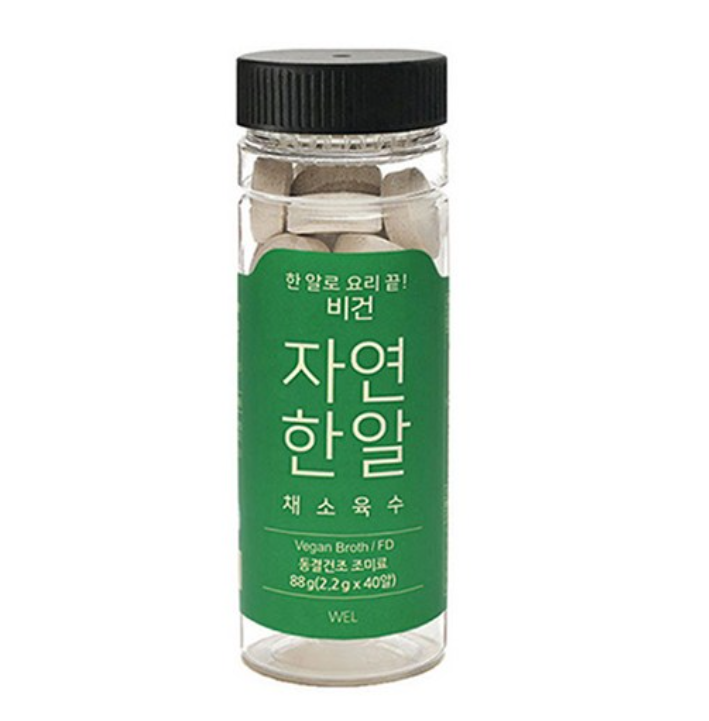 [Trunas] Natural Vegan Coin Broth Seasoning 88g 트루나스 비건 지연한알