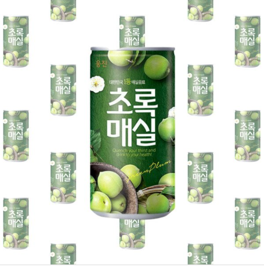 [Woongjin] Green Plum Can  180ml 초록매실