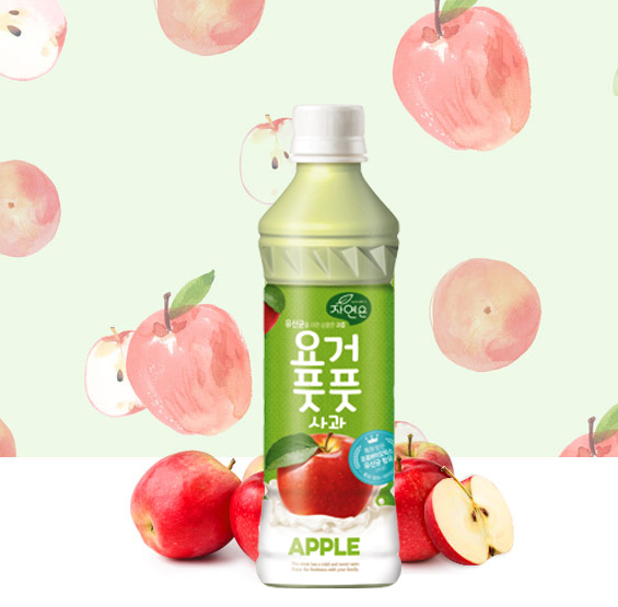 [Woongjin] Nature Yogurt Fruit Juice Drink 340ml (Apple / Peach) 웅진 자연은 요거풋풋