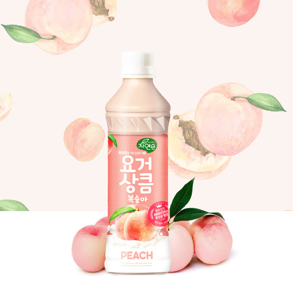 [Woongjin] Nature Yogurt Fruit Juice Drink 340ml (Apple / Peach) 웅진 자연은 요거풋풋