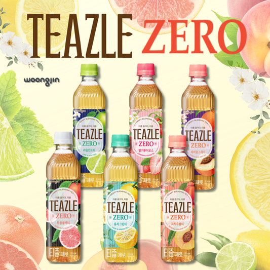 [Woongjin] Teazle Zero Premium Blended Tea 500ml 웅진 티즐 제로 자