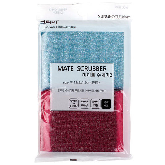 [Sungbo Cleamy] Mate Scrubber 3pcs  성보 크리미 메이트 수세미 3개입
