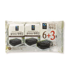 [Chungjungone] Olive Oil Traditional Laver 5gx9 청정원올리브김(6+3)