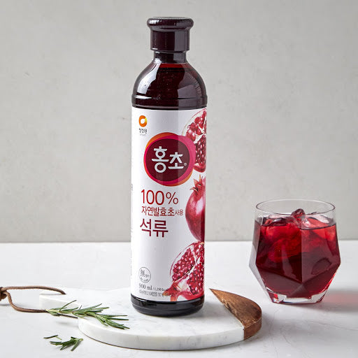 [CJW] Vinegar Drink Pomegranate 900ml Halal  청정원 홍초(석류)