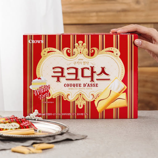 [Crown] Couque D'asse White Torte 72g 쿠크다스 화이트 토르테