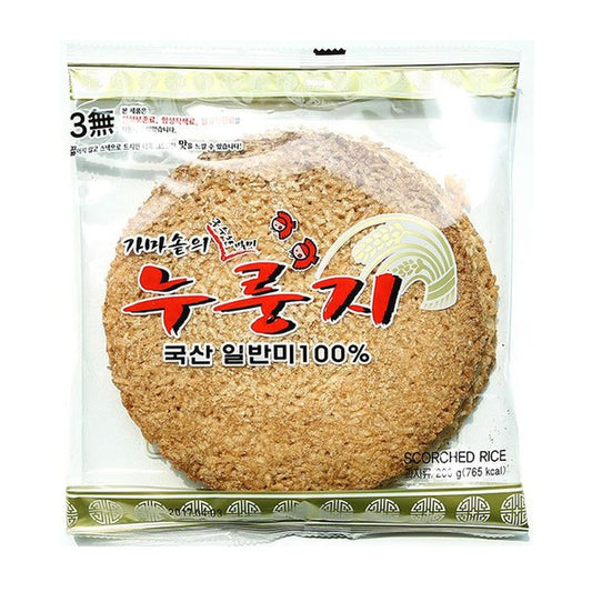 [Chamjoeun] Roasted Rice Gamasot Nurungji 200g  참좋은  가마솥의 누룽지