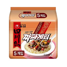 [Nongshim] Spicy Chapaghetti 137g x 5p 사천 짜파게티 멀티 - 내수용