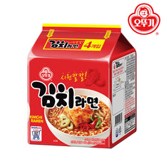 [Ottogi] Kimchi Ramen 120g x 4p 김치라면 멀티팩