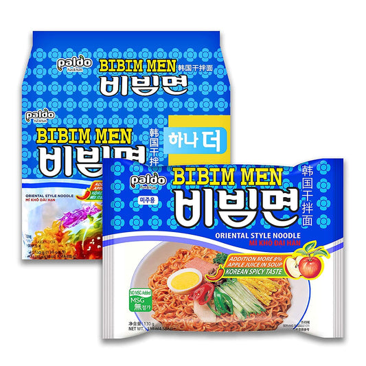 [Paldo] Spicy Bibim Ramen 120g x 5p 팔도 비빔면 멀티팩