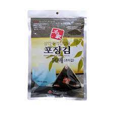 [Samhae] Triangular Roasted Seaweed - 50 Sheets 50gx20 삼각김밥용 포장김 50매